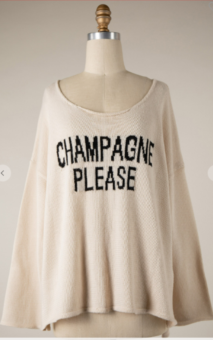 Champagne Please Top