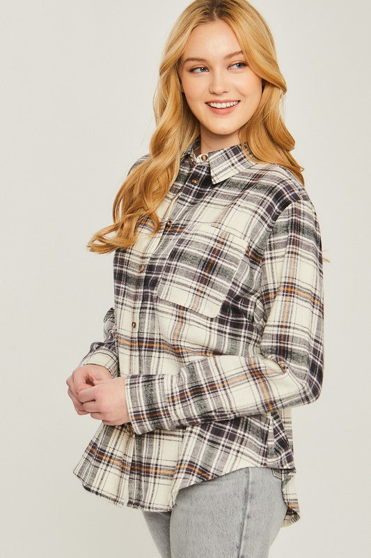 Flannel Shirt/ brown